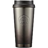 海外限定 スタバ ステンレスタンブラー Starbucks Elma Black Stainless Steel Tumbler 473ml [並行輸入品]
