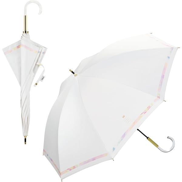 Amazon.co.jp: Wpc. 雨傘 長傘 切り継ぎプレーン 晴雨兼用 UVカット