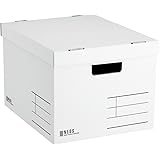 コクヨ 収納ボックス NEOS Lサイズ フタ付き ホワイト A4-NELB-W