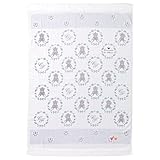 赤ちゃんの城 タオルケット リーフグレイ 120×85cm グレー