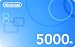 ニンテンドープリペイド番号 5000円