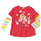 ミキハウス ホットビスケッツ(MIKIHOUSE HOT BISCUITS) ハッピーサーカス キャビットちゃん2Way長袖Tシャツ (120cm) 120cm コーラルピンク