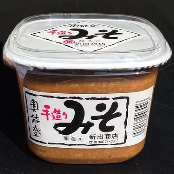 Amazon.co.jp: 新出商店 奥能登味噌に香り豊かな黒ごま 奥能登