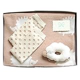 ホッペッタ Hoppetta ブランケット+レッグカバー+がらがら ギフトセット ひつじ 8892