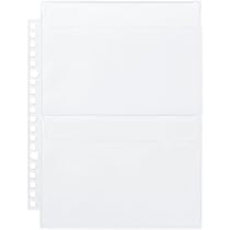 Amazon.co.jp: 無印良品 リフィールクリアポケット 半透明 A5 20穴 10
