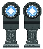 Bosch OSL114C-2 Starlock Carbide Plunge Cut Blade (2 Pack), 1-1/4" [並行輸入品]