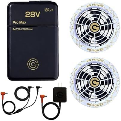 Amazon.co.jp: 長信ジャパン 2025年 28V バッテリー ファン デバイス