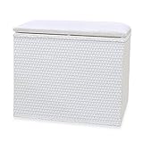 ラモントHomeTM BarringtonベンチHamper inホワイト