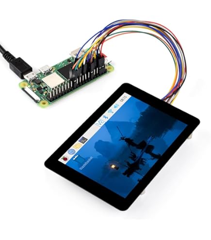 raspberry pi 5 8GB＋8インチ タッチスクリーン Raspberry pi 5 4 3用8インチモニター,タッチスクリーン1280x800
