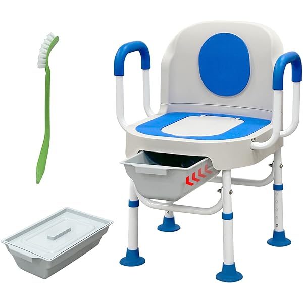 Amazon | UPstore ポータブルトイレ 介護トイレ椅子 手すり付き 便座