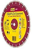 IVY Classic 38001 Swift Cut 14-Inch Dry and Wet Cutting Laser Welded Masonry Diamond Blade with 1-In