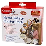 Clippasafe All Self Adhesive Home Safety Starter Pack (16 Pieces) by Clippasafe