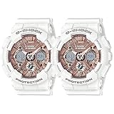 [カシオ] 防水 ペアウォッチ G-SHOCK ジーショック メンズ レディース ユニセックス 男女兼用ペア アナデジ Sシリーズ ミッドサイズ ホワイト GMA-S120MF-7A2GMA-S120MF-7A2 腕時計 [並行輸入品]
