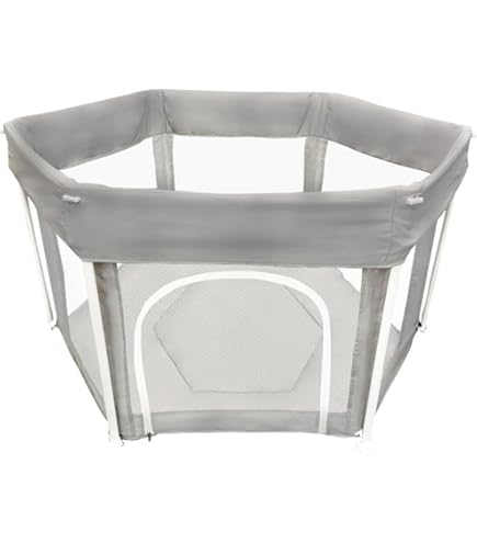 Amazon.co.jp: ZOOBLY ベビーサークル 折りたたみ 扉 マット付き 星柄