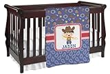 ブルーWestern Baby Blanket ( Personalized ) Baby Blanket ブルー mi-baby-blanket-f+43151