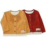 【アウトレット】 Biquette Club カーディガン(80～130cm) キムラタンの子供服 オレンジ 80 ( 10258x10458-143 )