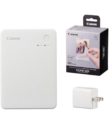 Amazon.co.jp: Canon SELPHY QX10 ポータブルスクエアフォトプリンター