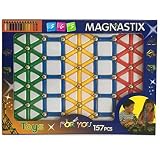 磁石 積み木　マグネット立体パズルセット　157ピース　知育 玩具　磁石 おもちゃ
