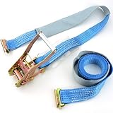 ラッシングベルト  レール仕様 3m/幅50mm 定格荷重2000kg 荷締め機 246211-01
