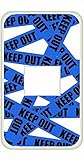 コンセント スイッチ プレート ca1306-2 KEEP OUT テープ 立ち入り禁止 カスタム カバー 交換用 1穴用 1口