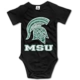 ベイビーズBoy 's & Girl 's Best Cool Michigan Stateベビー登山服ブラック カラー: ブラック