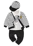 StylesILove幼児幼児用ブラックとホワイトベビーBoyパーティーウェディング5-piece Clothingセット US サイズ: L カラー: マルチカラー