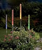 Multi-Colored Solar Tube Light Set [並行輸入品]