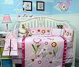 SoHo Once Upon a Garden (pink) Baby Crib Nursery Bedding Set 14 pcs by SoHo Designs
