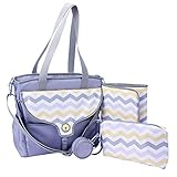 Boppy Golden Diaper Bag, Chevron, Grey/Yellow by Boppy [並行輸入品]