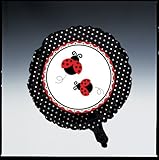 Fancy Ladybug Polka Dot Party Ladybird Foil Balloon by Shower My Baby