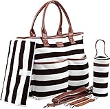 Diaper Bag - Machine Washable Designer Purse - Diaper Tote Bag - Baby Shower Gifts - Changing Pad - 