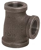 ProPlus gidds-45055ブラックMalleableティー、3 / 4 " x 1 / 2 " x 3 / 4 " – 45055
