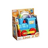 Pushalong Ball Blowing Loco Train Toy- Suitable From 12 Months by Funtime