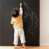 45 x 200 cmチョークボード黒板ステッカー取り外し可能なビニール描画装飾壁デカールアート黒板ウォールステッカー用キッズ部屋 LY42
