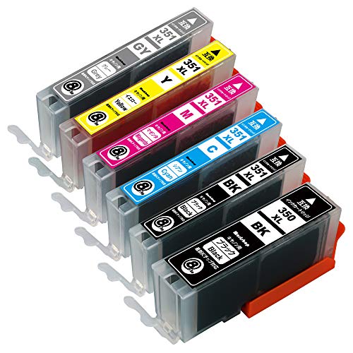 Mua i 351xl Bk C M Y Gy i 350xl Bk 6色セット 大容量 キャノン用互換インクカートリッジ 残量表示対応icチップ 説明書あり らくとく一年保証 対応機種 Pixus Mg7530 Mg7530f Mg6730 Mg6330 Mg7130 Mg6530 Ip8730 Morishop製 Tren Amazon Nhật
