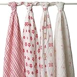 Aden+Anais エイデンアンドアネイ スワドリングラップ 4枚セット SWADDLING【並行輸入品】 (PrincessPosie)