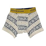 （オーシャンアンドグラウンド）Ocean＆Ground ボクサーパンツ バンダナ BANDANA男の子/下着/肌着 100 ネイビーブルー