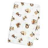 Trend Lab Safari Rock Band Deluxe Flannel Swaddle Blanket by Trend Lab [並行輸入品]