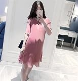 マタニティウェア 服 ワンピース レジャー レース ゆったり カジュアル ワンピース 妊婦服 産前 産後 レディース マタニティワンピース XL 写真色