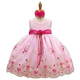 ベビードレス ベビーメリー 発表会 結婚式 70-95cm [リトルプリンセス] Little Princess バーガンディ 90cm