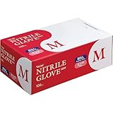 川西工業　ニトリル手袋＃２０３９　粉無　Ｍ　ピンク　１００枚×１０箱