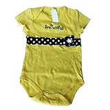 gqmart新しいファッション赤ちゃん服セットベビー女の子セットロンパース+チュチュスカート+ヘアバンド新生児Bebe春夏clothes-yellow /ブラック、12 m