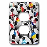 3dRose lsp_155022_6 England Germany Portugal Spain, Dm, Czech Republic Italy France Greece Ukraine F