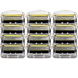 カミソリ替刃 対応 Fusion フュージョン 5替刃 メンズカミソリ フFusion マニュアル カミソリ 12個入り 髭剃り