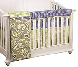 Cotton Tale Designs Front Crib Rail Cover Up Crib Bedding Set, Periwinkle [並行輸入品]