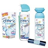 らくハピ バブルーン 3点セット（トイレボウル180g・シャワートイレノズル200ml、洗面所の排水管200ml）【掃除用品】おまけ付き