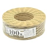 紺屋商事 紙ひも国産 #15号(約2.2mm)長さ約100m茶色