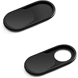 CloudValley Webcam Cover Slider W3 by CloudValley, [2-Pack] 0.6mm-Thin Metal Web Camera Cover Sticker for MacBook Pro, iPad P