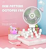 AXIA 携帯扇風機 ハンズフリー ハンディファン 手持ち扇風機 卓上ファン ミニ扇風機 USB充電式 風量3段階調節 自由変形 急速充電