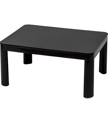 Amazon | [山善] 家具調 こたつ テーブル 幅80cm×奥行60cm 長方形 